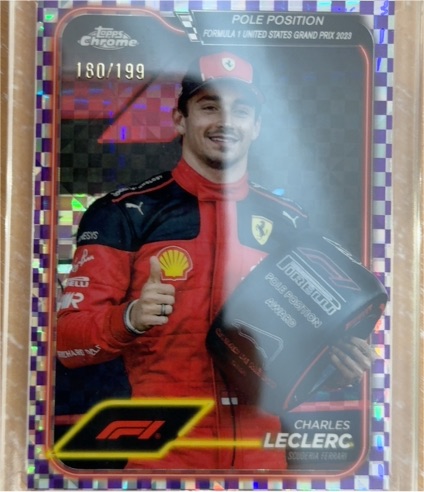2024 Topps Chrome Formula 1 Pole Position #155 Charles Leclerc — front
