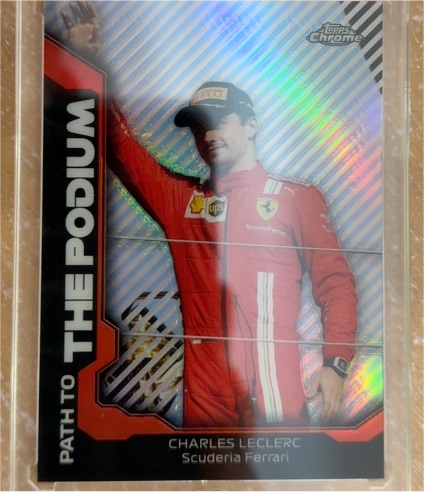 2021 Topps Chrome Formula 1 Path to the Podium #PTP-CL Charles Leclerc — front