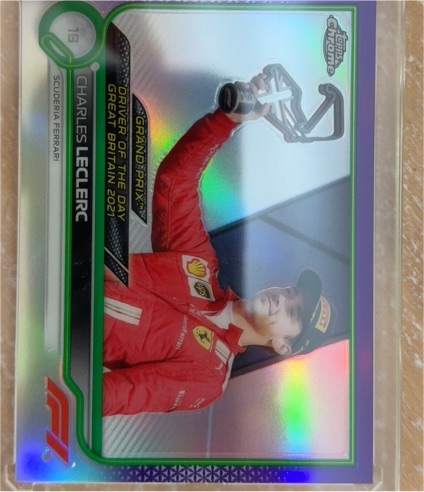 2022 Topps Chrome Formula 1 #182 Charles Leclerc — front