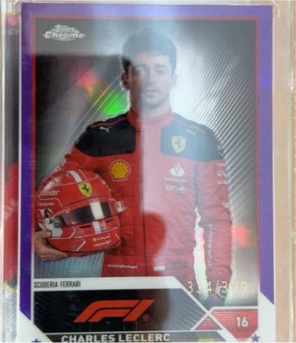 2023 Topps Chrome Formula 1 #5 Charles Leclerc — front