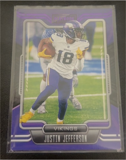 2021 Panini Playbook #56 Justin Jefferson — front