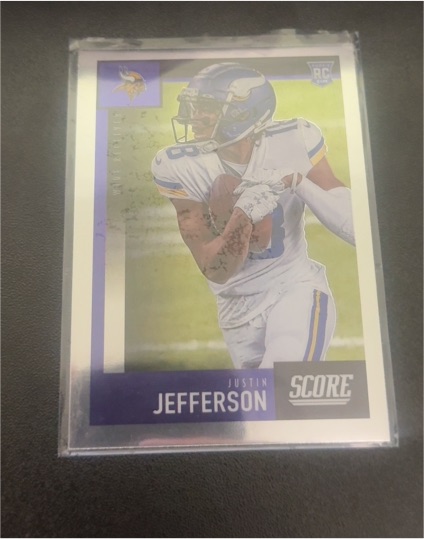 2020 Panini Chronicles Score Update #449 Justin Jefferson — front