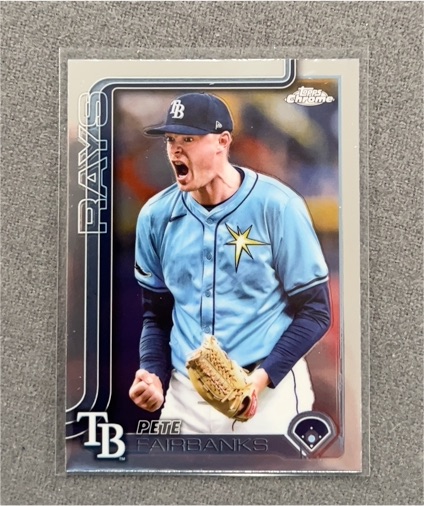 2025 Topps Chrome #198 Pete Fairbanks — front