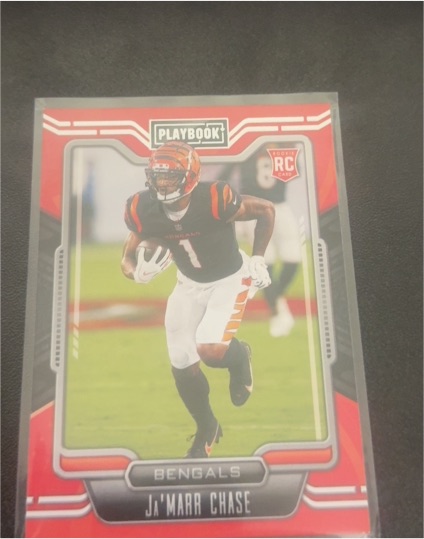 2021 Panini Playbook #105 Ja'Marr Chase — front
