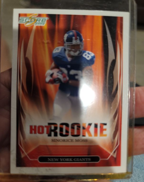 2006 Score Hot Rookie #9 Sinorice Moss — front