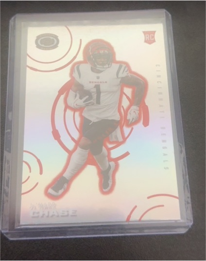 2021 Panini Chronicles Dynagon #D-9 Ja'Marr Chase — front