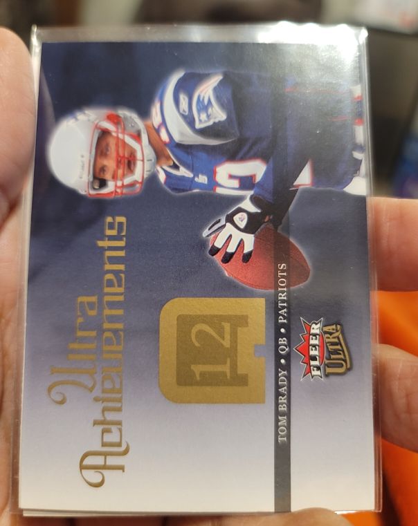 2006 Fleer Ultra Achievements #UA-TB Tom Brady — front