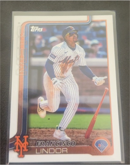 2025 Topps Series 1 #350 Francisco Lindor — front