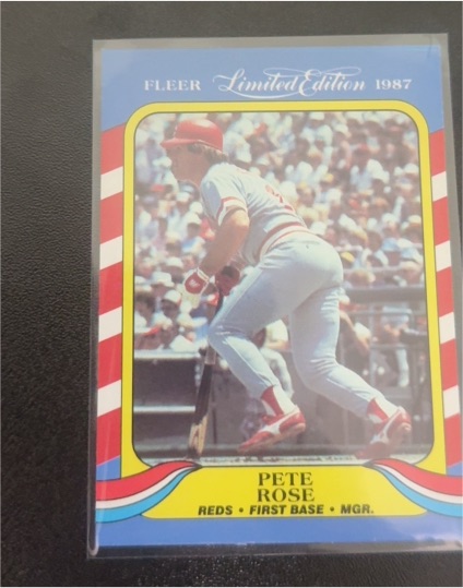 1987 Fleer Limited Edition #36 Pete Rose — front