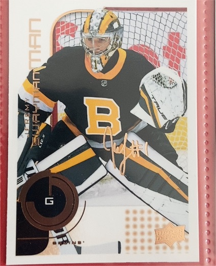 2022-23 Upper Deck MVP 20th Anniversary #75 Jeremy Swayman — front