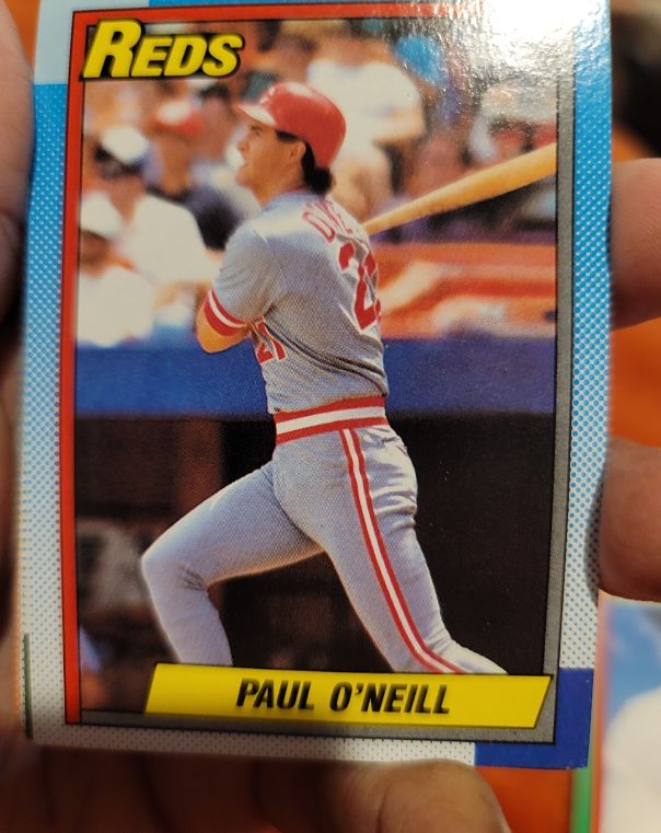 1990 Topps #332 Paul O'Neill — front