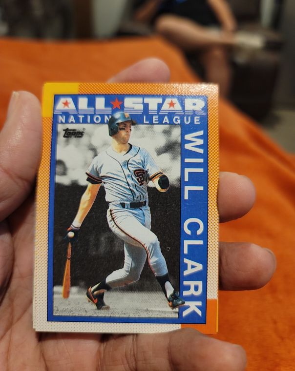 1990 Topps #397 Will Clark — front