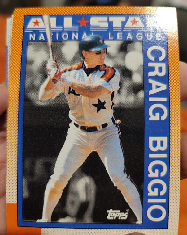 1990 Topps #404 Craig Biggio — front