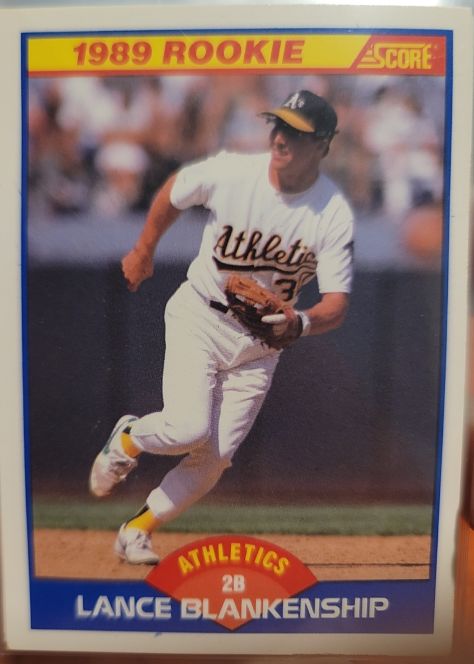 1989 Score #641 Lance Blankenship — front