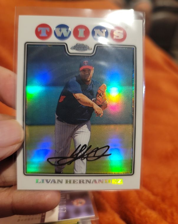 2008 Topps Chrome #82 Livan Hernandez — front