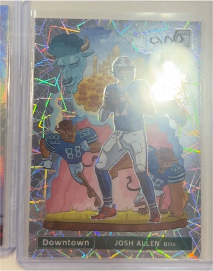 2021 Panini Donruss Optic #DT-1 Josh Allen Downtown — front