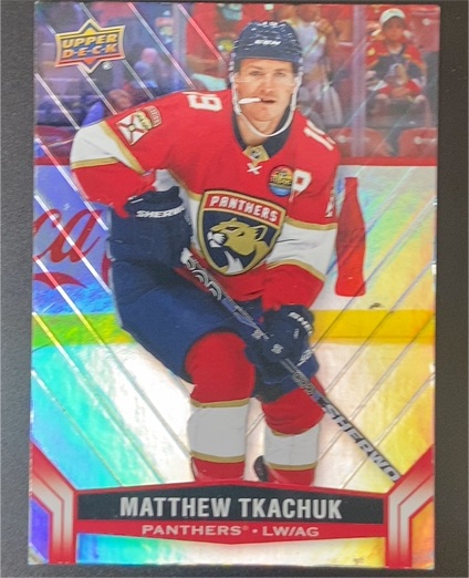 2023-24 Upper Deck Tim Hortons #42 Matthew Tkachuk — front