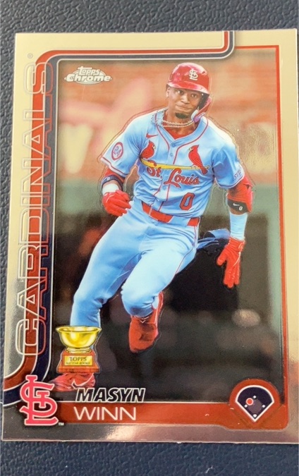 2025 Topps Chrome #244 Masyn Winn — front