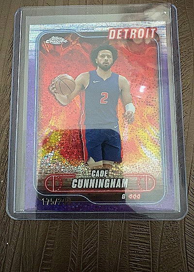 2024-25 Topps Chrome #18 Cade Cunningham — front
