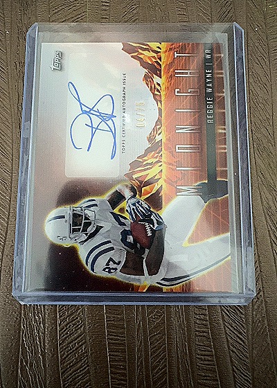 2024 Topps Midnight Horizon Signatures #HZS-RW Reggie Wayne — front