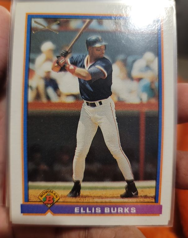 1991 Bowman #373 Ellis Burks — front