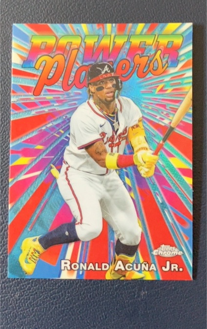 2025 Topps Chrome #PP-7 Ronald Acuna Jr. Power Players — front