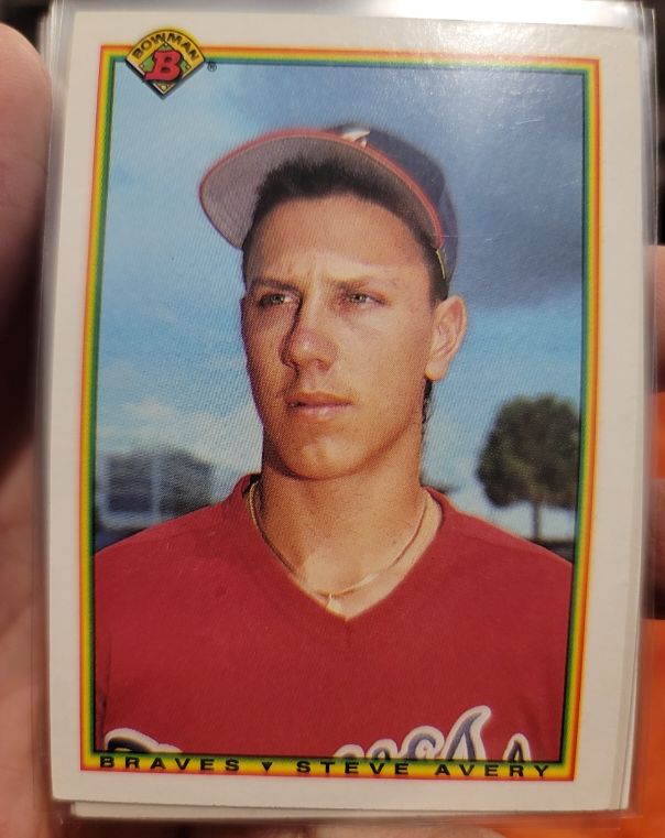 1990 Bowman #9 Steve Avery — front