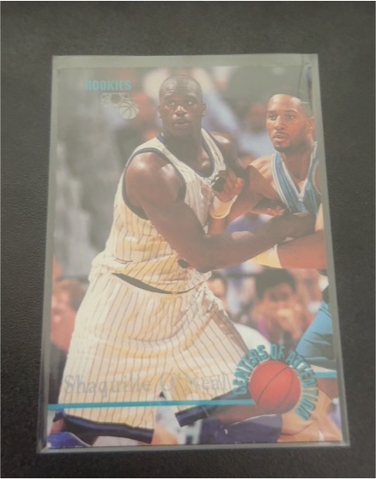 1995 Classic Rookies #105 Shaquille O'Neal Centers Of Attention Orlando Magic — front