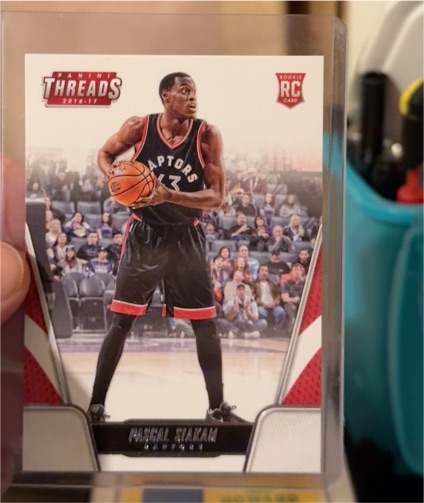 2016-17 Panini Threads #174 Pascal Siakam Rookie Card — front