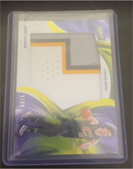 2021 Panini Immaculate Collection #1 Evan Mobley — front