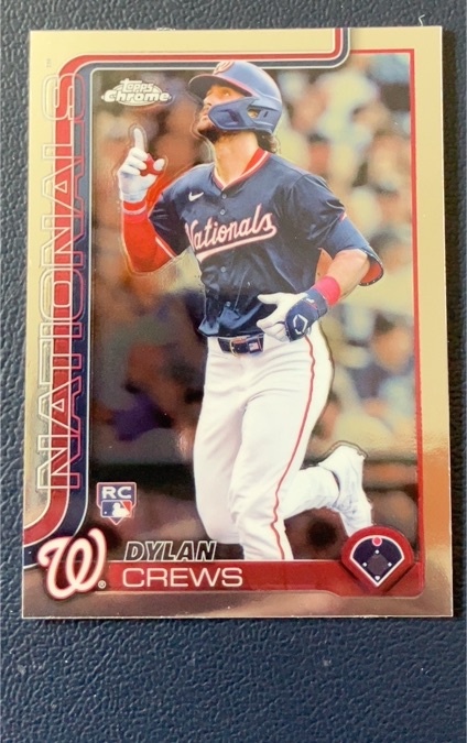 2025 Topps Chrome #74 Dylan Crews — front