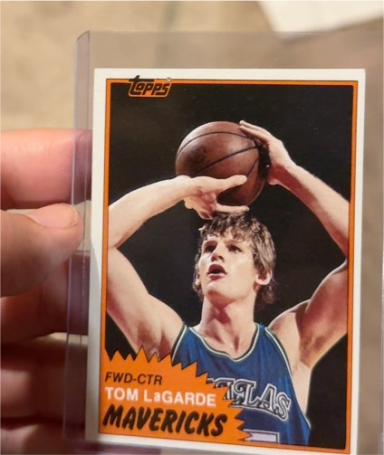 1981-82 Topps #10 Tom LaGarde — front
