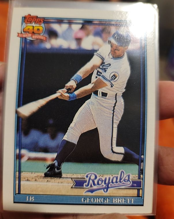 1991 Topps #540 George Brett — front