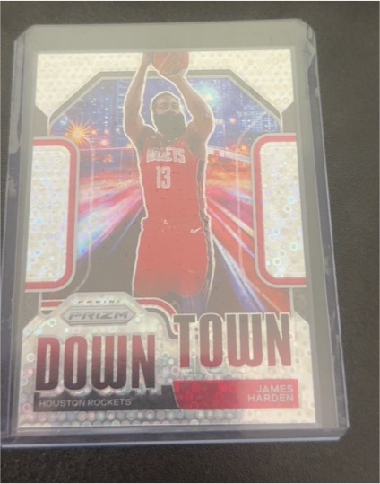 2020-21 Panini Prizm Downtown #16 James Harden — front