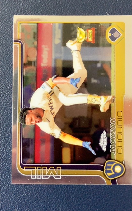 2025 Topps Chrome #262 Jackson Chourio — front