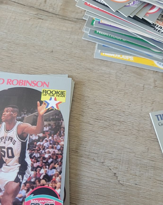 1990-91 Hoops #270 David Robinson Rookie of the Year — front