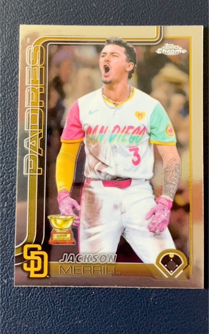 2025 Topps Chrome #61 Jackson Merrill — front