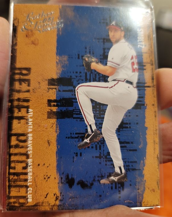 2005 Donruss Leather & Lumber #69 John Smoltz — front