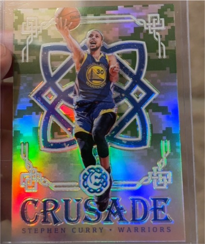 2016-17 Panini Excalibur Crusade #2 Stephen Curry — front