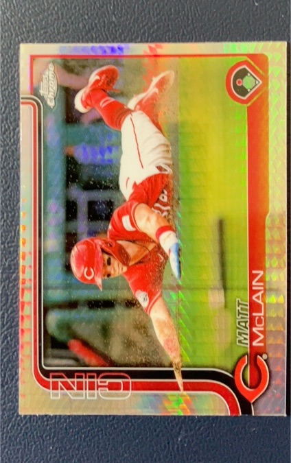 2025 Topps #647 Matt McLain — front