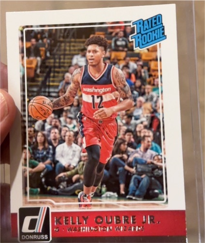 2015-16 Panini Donruss #243 Kelly Oubre Jr. Rated Rookie — front