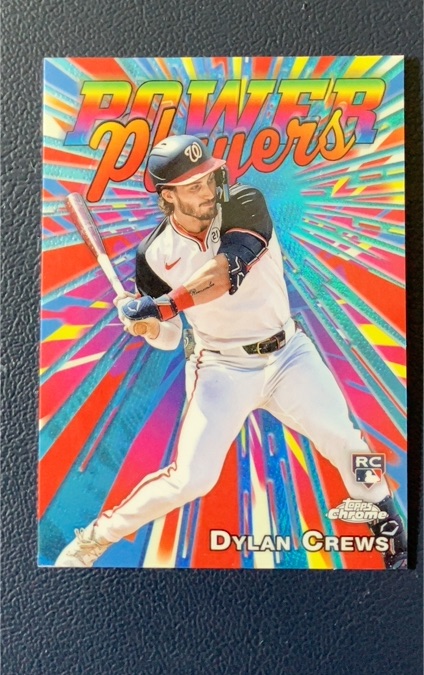 2025 Topps Chrome Power Players #PP-20 Dylan Crews — front