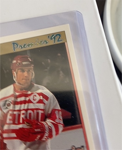 1991-92 O-Pee-Chee Premier #73 Steve Yzerman — front