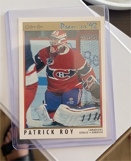 1991-92 O-Pee-Chee Premier #14 Patrick Roy — front