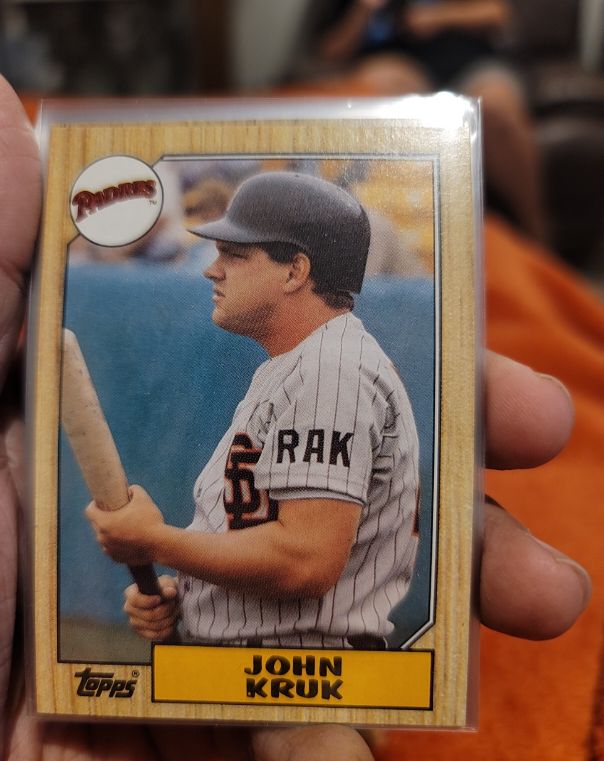 1987 Topps #123 John Kruk — front