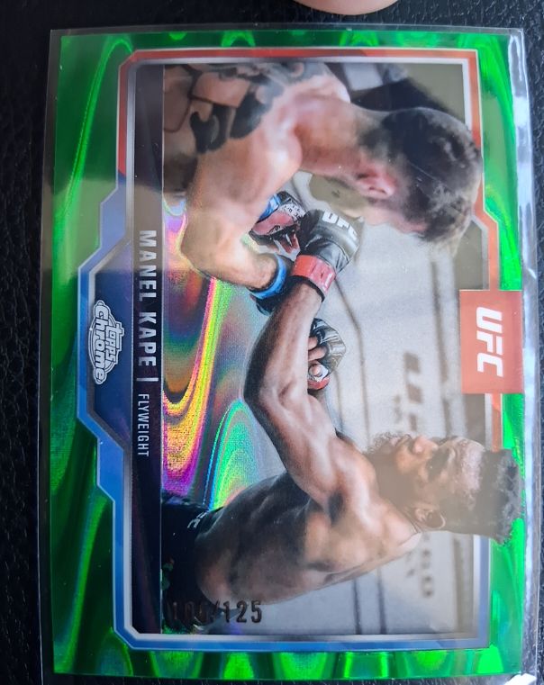2025 Topps Chrome UFC #58 Manel Kape — front