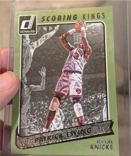 2015-16 Donruss #2 Patrick Ewing Scoring Kings — front
