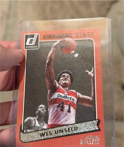 2015-16 Panini Donruss Rebounding Kings #7 Wes Unseld — front