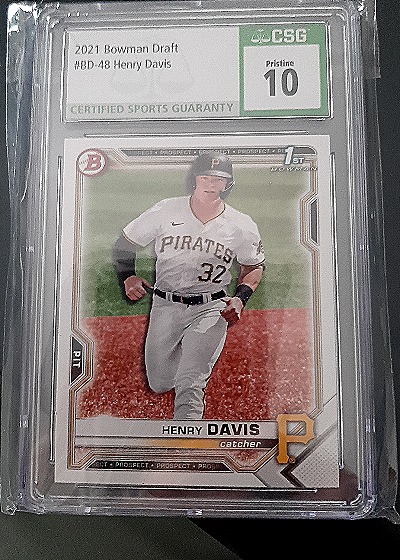 2021 Bowman Draft #BD-48 Henry Davis — front