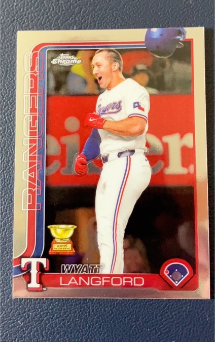 2025 Topps Chrome #68 Wyatt Langford — front